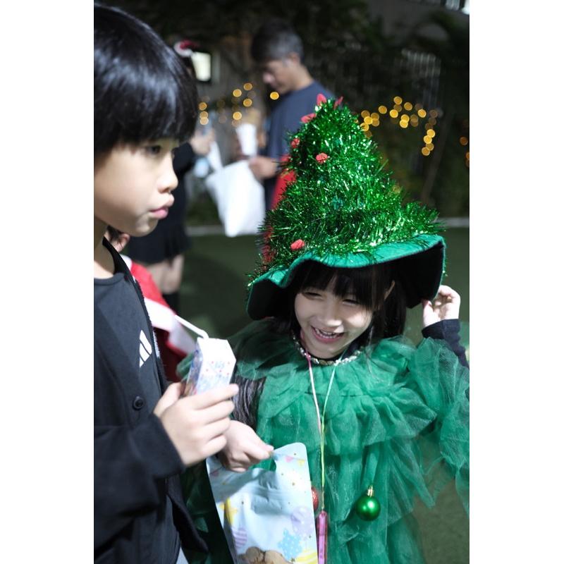 二手幼兒園聖誕節變裝聖誕裝女孩聖誕樹澎澎裙含帽子120公分變裝-細節圖4