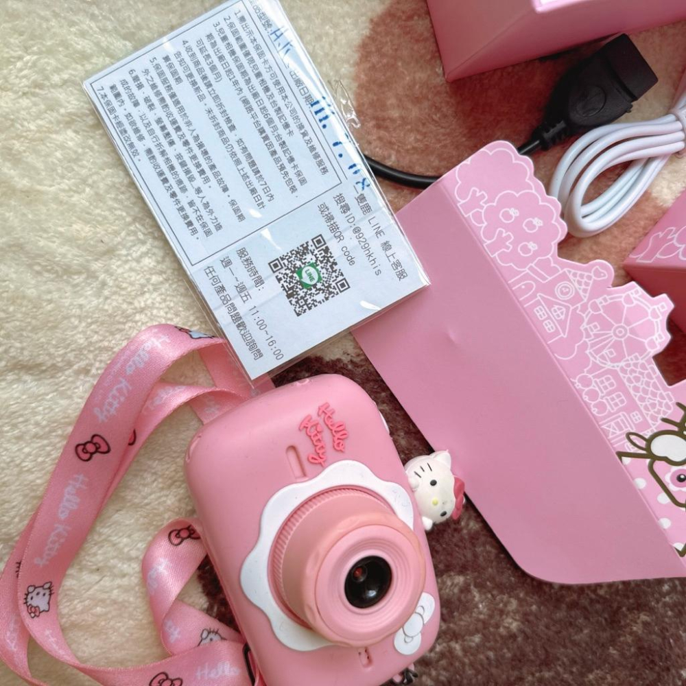 二手  一隻鹿 Hello Kitty兒童數位相機(正版授權)-細節圖4