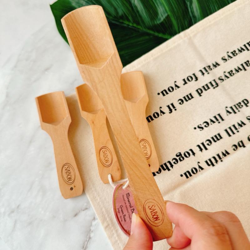 小丸媽的小店Sabon -磨砂膏專用木湯匙長短-細節圖2