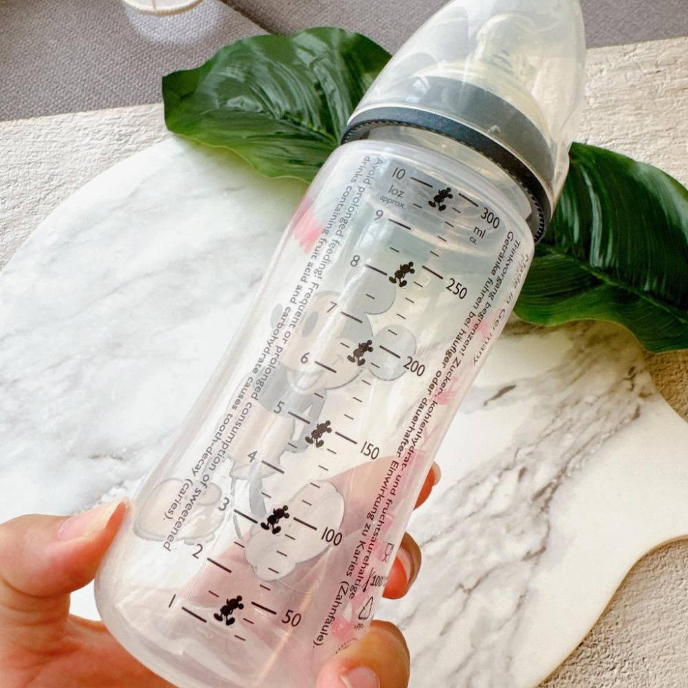 小丸媽的小店二手寬口玻璃貝親奶瓶240ml  nuk pp口徑PP奶瓶300ml-細節圖4