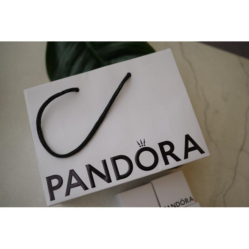 小丸媽到小店超美夢幻潘朵拉白色紙袋含粉紅色緞帶-細節圖9