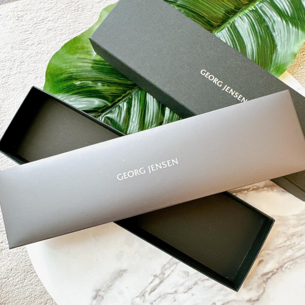 小丸媽的小店 喬治傑森GEORG JENSEN項鍊長型禮盒收納盒 雙層盒子 紙袋精品-細節圖4
