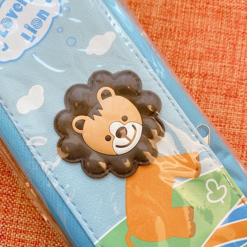 小丸媽的小店 全新小獅子兒童筆袋 國小 學童 筆袋-細節圖2