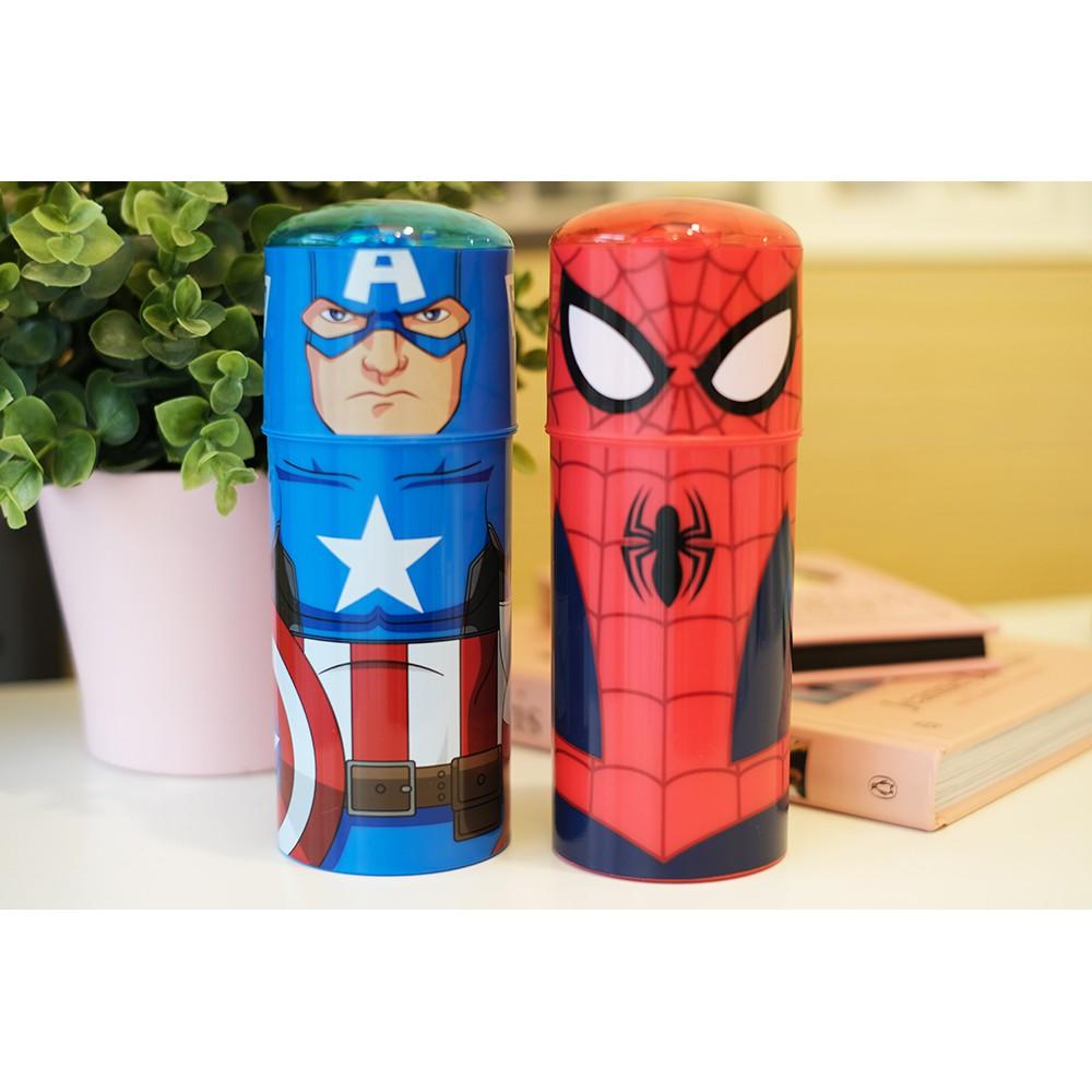 香港 迪士尼代購 Disney marvel 復仇者聯盟 鋼鐵人 美國隊長 蜘蛛人 350ml 幼兒園必備-細節圖6