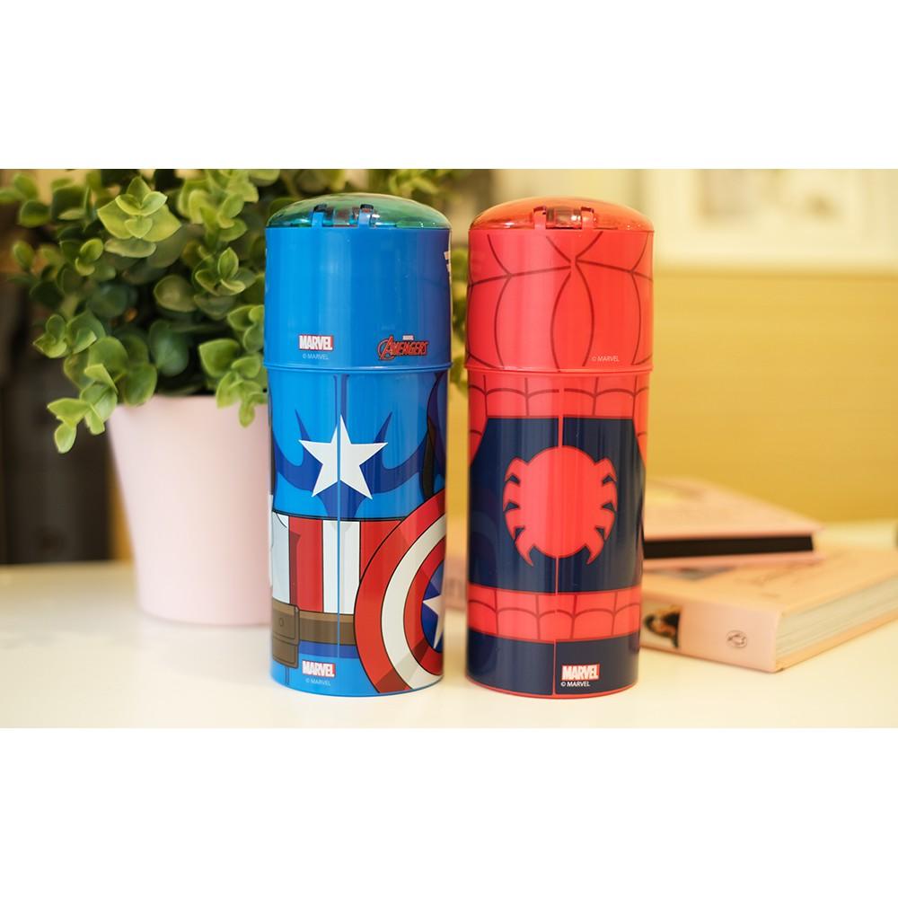 香港 迪士尼代購 Disney marvel 復仇者聯盟 鋼鐵人 美國隊長 蜘蛛人 350ml 幼兒園必備-細節圖7