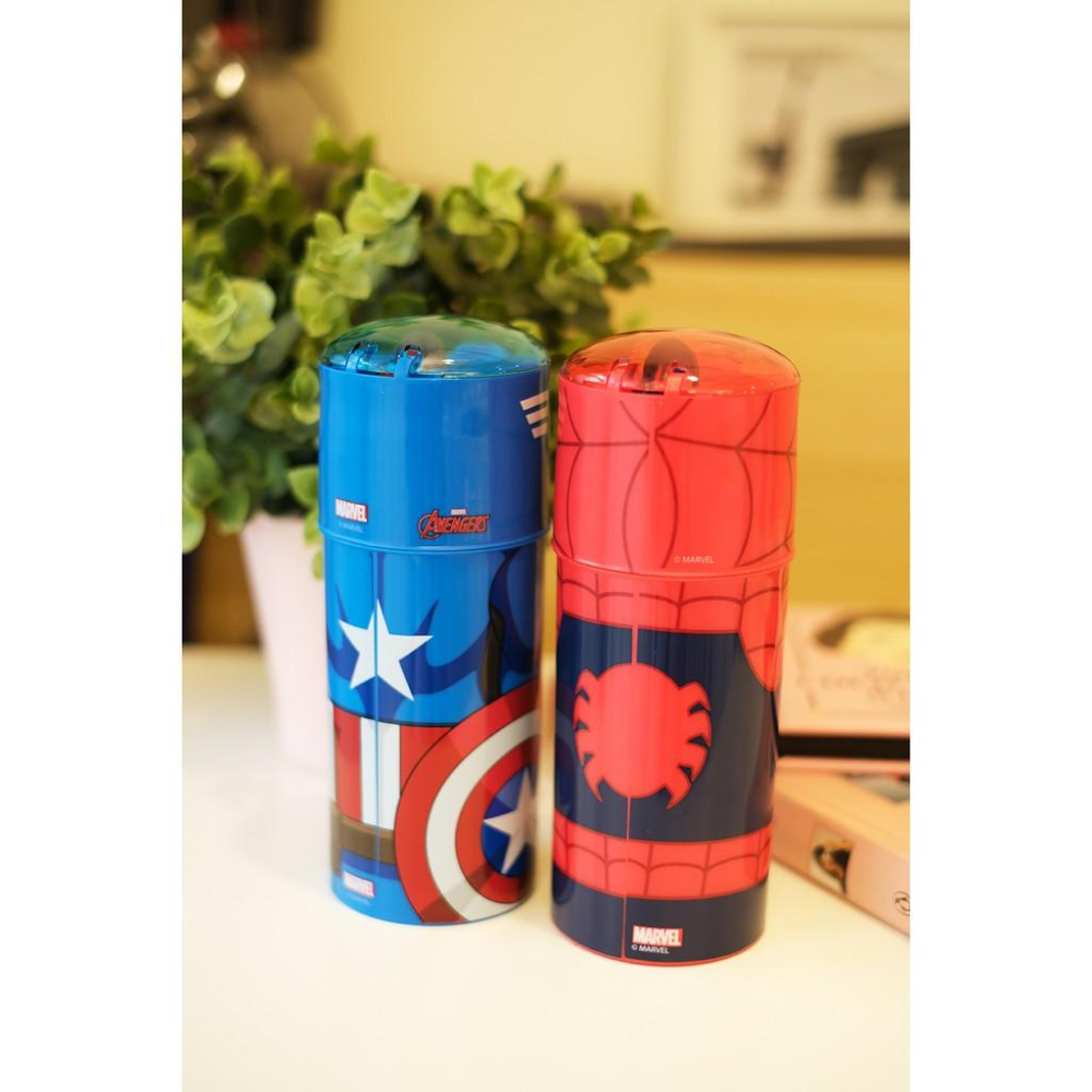 香港 迪士尼代購 Disney marvel 復仇者聯盟 鋼鐵人 美國隊長 蜘蛛人 350ml 幼兒園必備-細節圖8