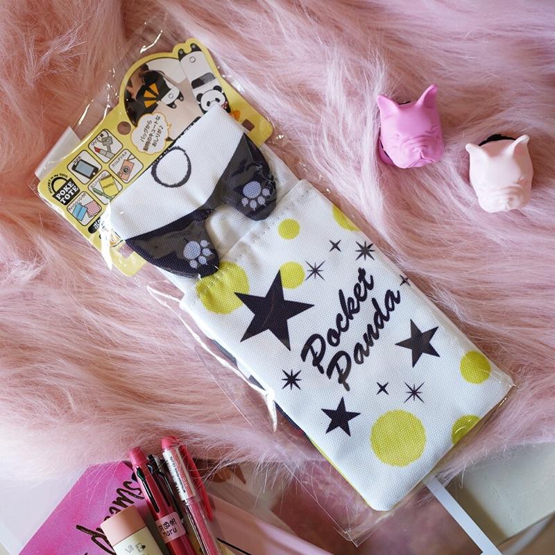 小丸媽的小店 日本帶回上野熊貓 包包磁扣 手機收納袋 小物收納袋-細節圖6