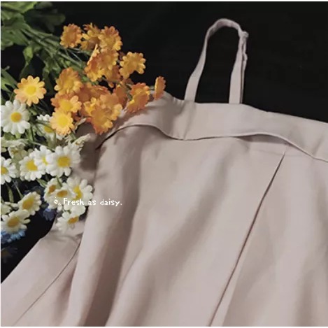 ｜ 春日醒 ｜雨夜花🌼日常漢服內搭背心吊帶背心中式背心宋制漢服夏季背心內搭平口日常-規格圖9