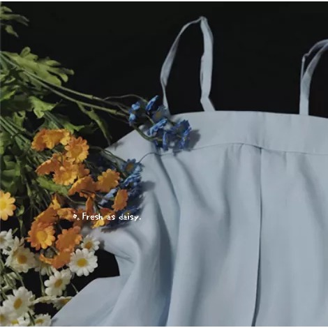 ｜ 春日醒 ｜雨夜花🌼日常漢服內搭背心吊帶背心中式背心宋制漢服夏季背心內搭平口日常-規格圖9