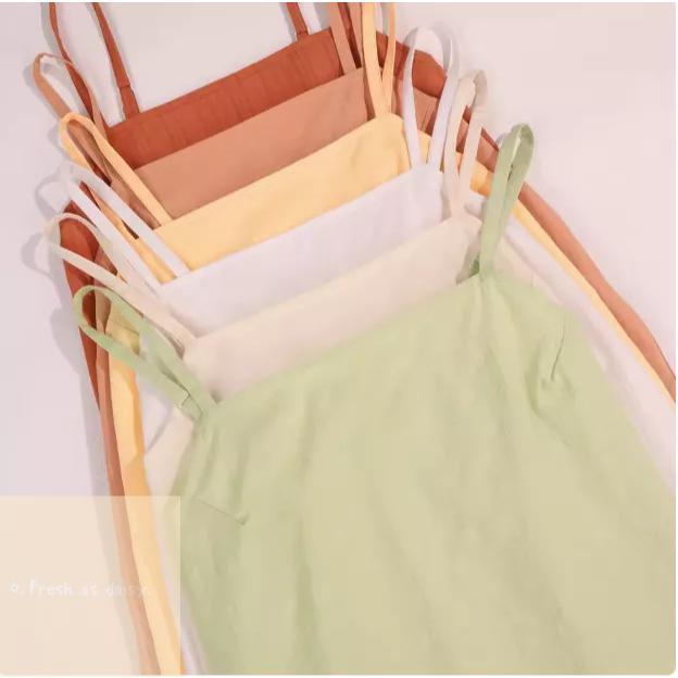 ｜春日醒｜暑夏🌼日常漢服內搭背心吊帶背心中式背心宋制漢服夏季背心內搭平口日常-細節圖2