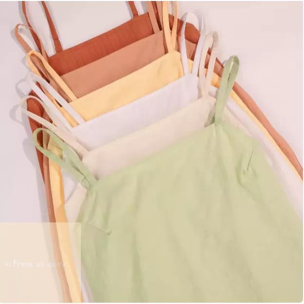 ｜春日醒｜暑夏🌼日常漢服內搭背心吊帶背心中式背心宋制漢服夏季背心內搭平口日常-細節圖2