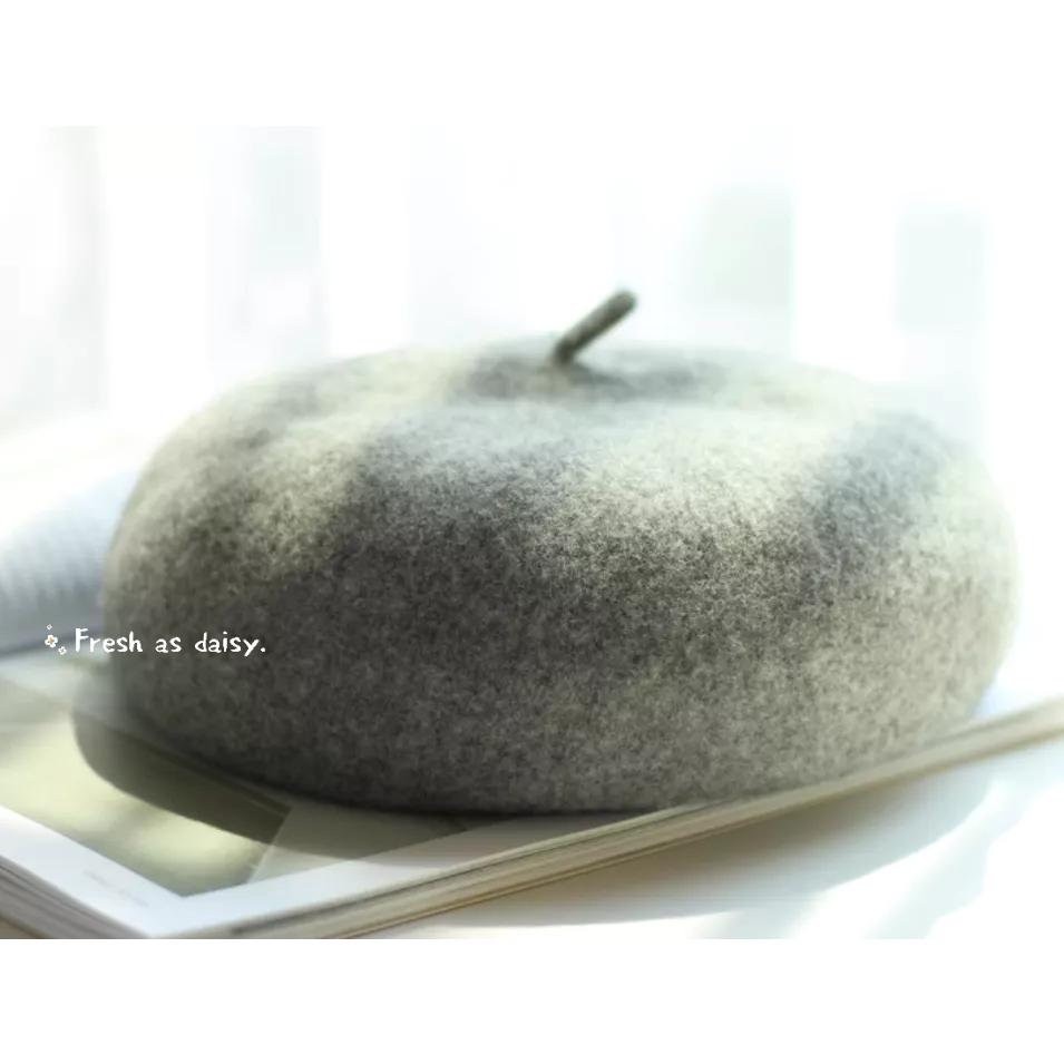 ｜春日醒｜多色鳥💫新款日系少女甜美復古清新羊毛貝雷帽畫家帽女秋冬纯色羊毛混紡百搭英倫-細節圖5