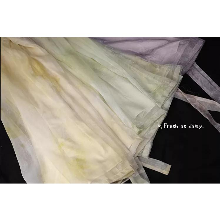 ｜春日醒｜穀雨春光曉🌼日常漢服改良漢服闊腿褲寬褲宋褲通勤休閒百搭鬆緊腰春夏女-細節圖9