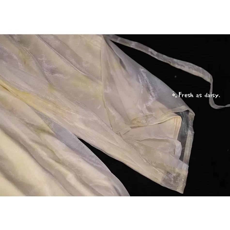 ｜春日醒｜穀雨春光曉🌼日常漢服改良漢服闊腿褲寬褲宋褲通勤休閒百搭鬆緊腰春夏女-細節圖8