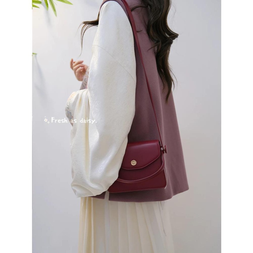 ｜春日醒｜秋日見蝶🌼新款中式預購秋冬明制對襟圓領背心比甲背心百搭毛呢口袋保暖-細節圖8