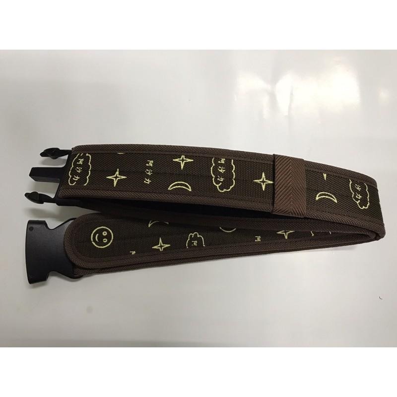 特多龍印花S腰帶、2”x42”腰身，有咖啡色及藍色-細節圖4