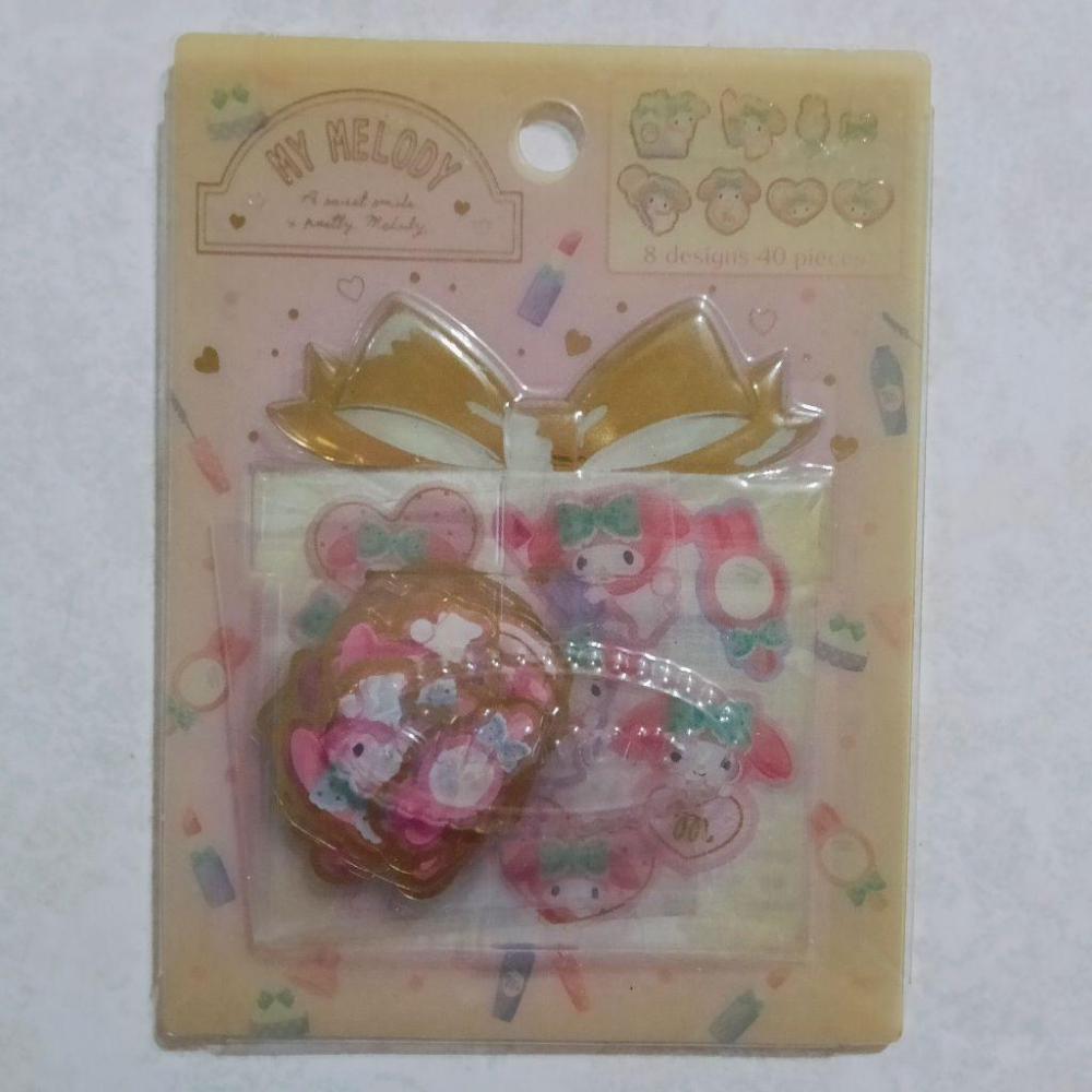 Sanrio 三麗鷗 My Melody 美樂蒂 貼紙 （8款各5張 共40枚）-細節圖2