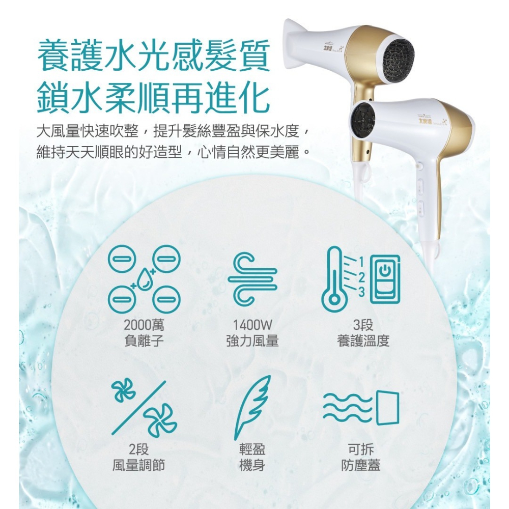 大家源負離子速乾吹風機 TCY-160705-細節圖2