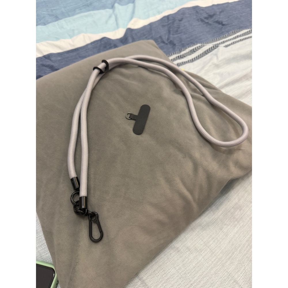 全新_手機背帶繩（灰）-細節圖5