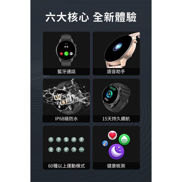 【LARMI樂米】INFINITY 3 智能手錶(KW102) 繁體中文版【贈】22mm皮革錶帶隨機色-細節圖3