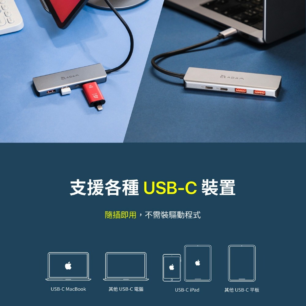 【亞果元素】CASA Hub A04 USB-C Gen2 四合一高速集線器-細節圖8