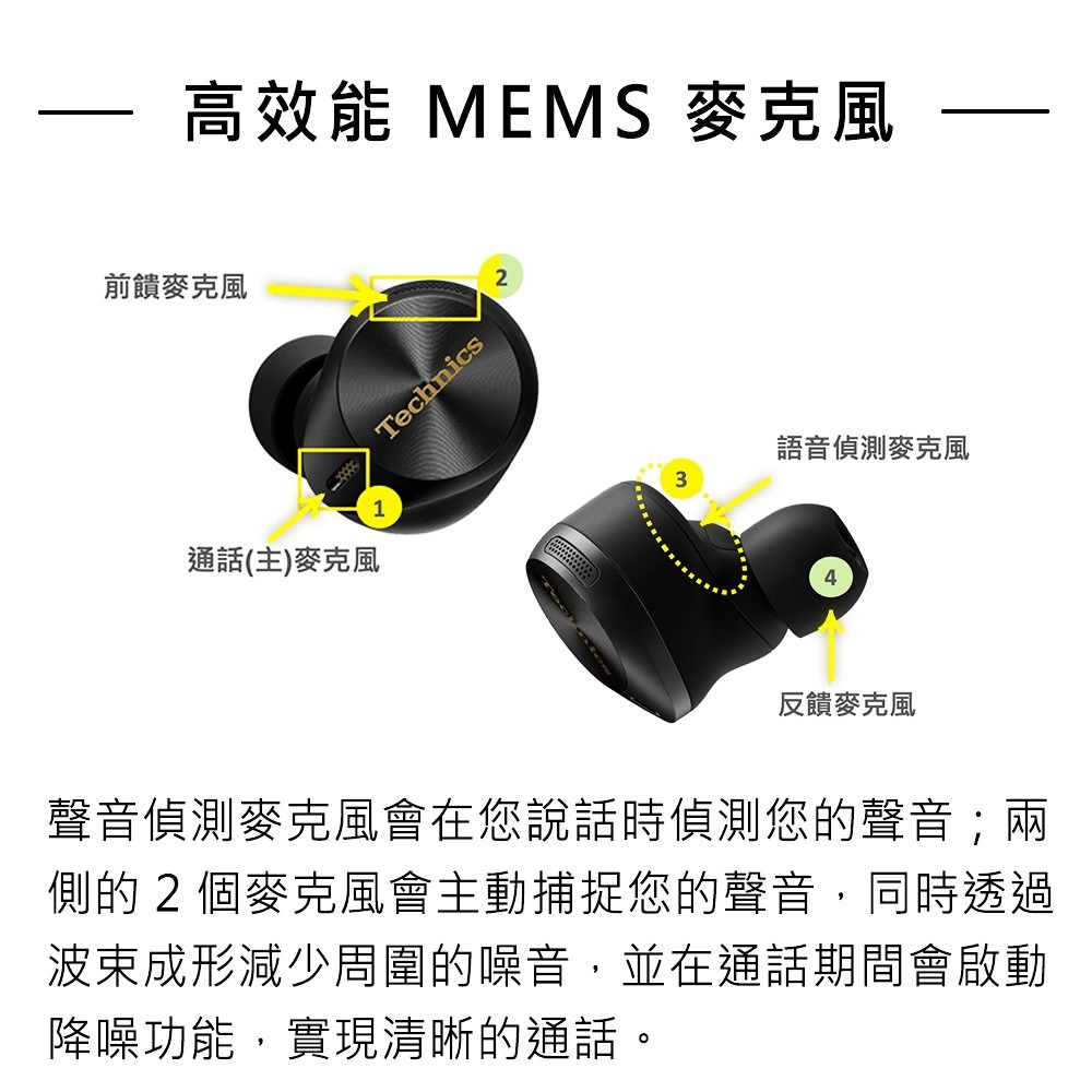 【Technics】EAH-AZ80 真無線降噪藍牙耳機-細節圖4