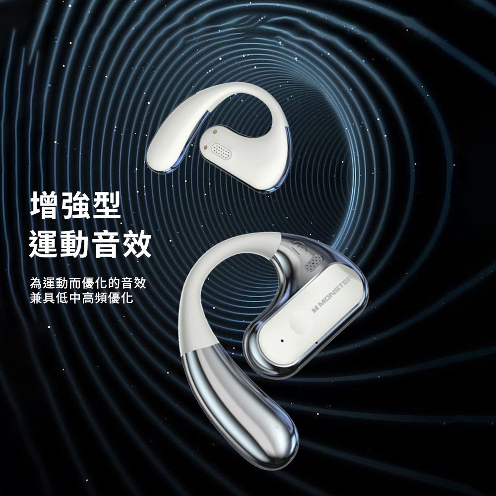 【Monster魔聲】Open Ear AC320 OWS開放式 真無線藍牙耳機(送收納袋)-細節圖5