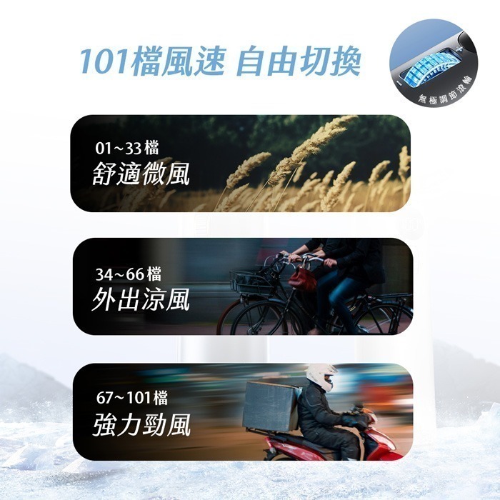 【Timo】冰河時代 急速製冷 101檔 冰鎮強力風扇/冰風扇-細節圖7