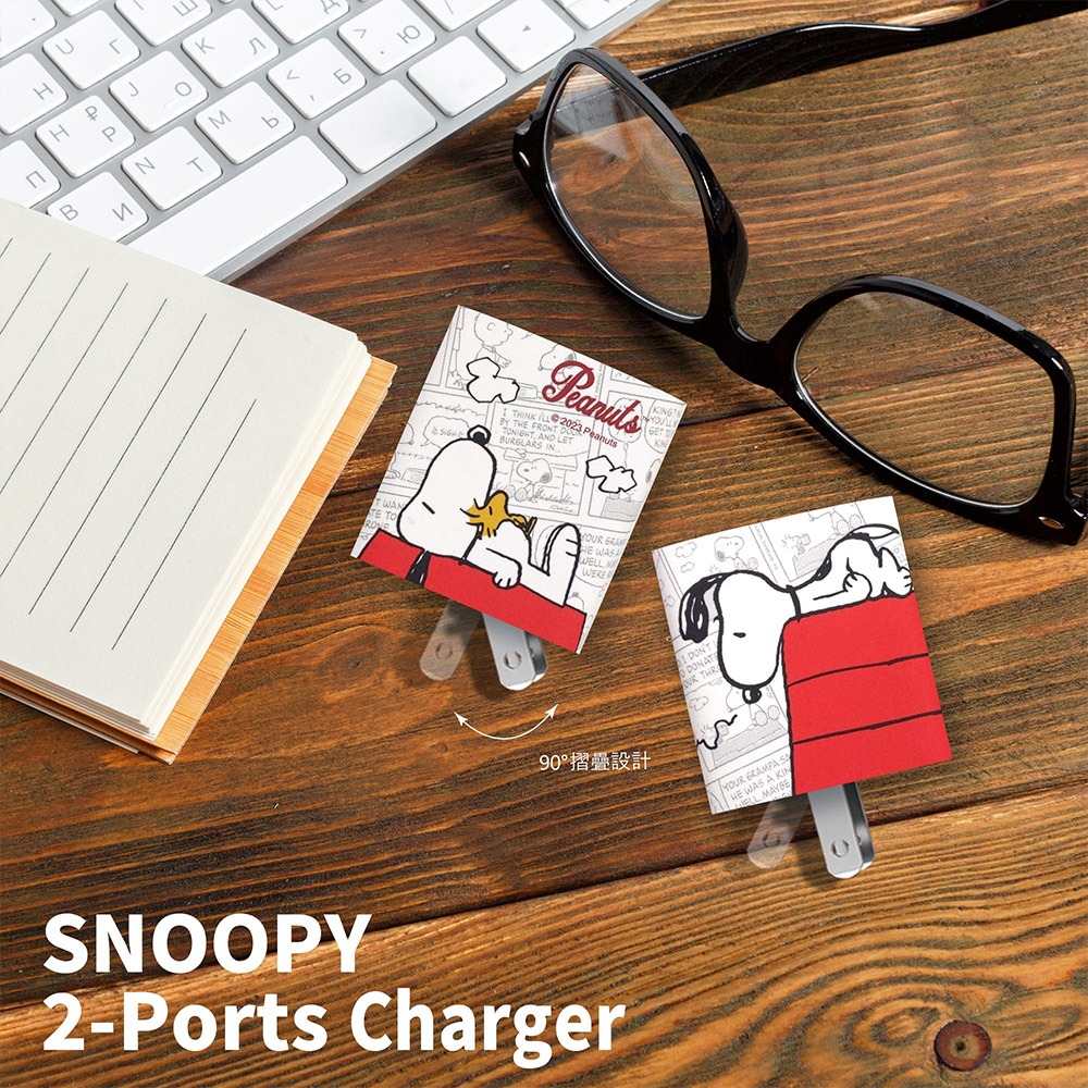 【SNOOPY史努比】鳳梨酥系列 經典復刻色系 33W GaN氮化鎵 PD+QC 急速充電器-細節圖3