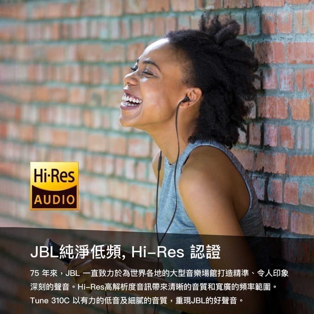 【JBL】Tune 310C USB-C 線控入耳式耳機-細節圖3