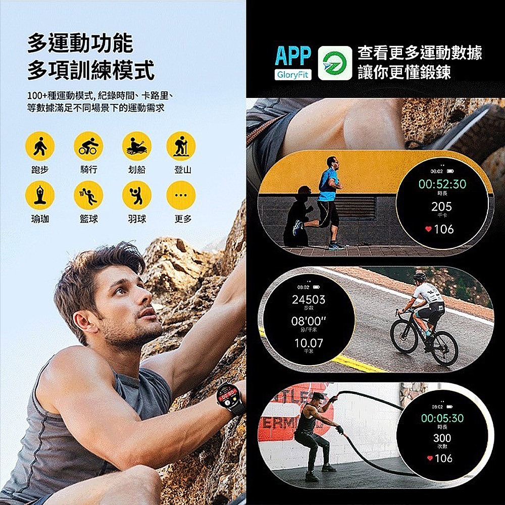 【LARMI樂米】LITE 5 健康/運動/血氧 智能手錶(LM5Y)-細節圖5