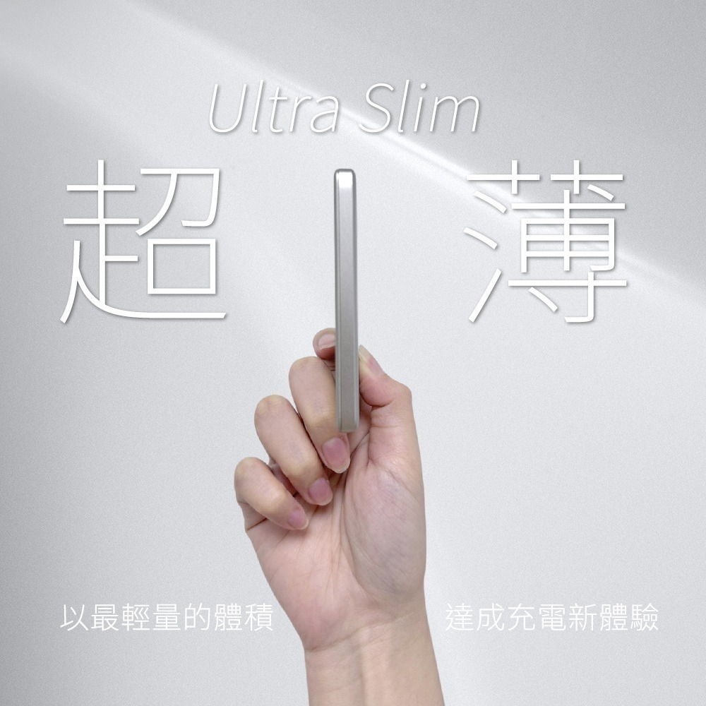 【Timo】20W PD超薄磁吸無線快充行動電源5000mAh-細節圖3