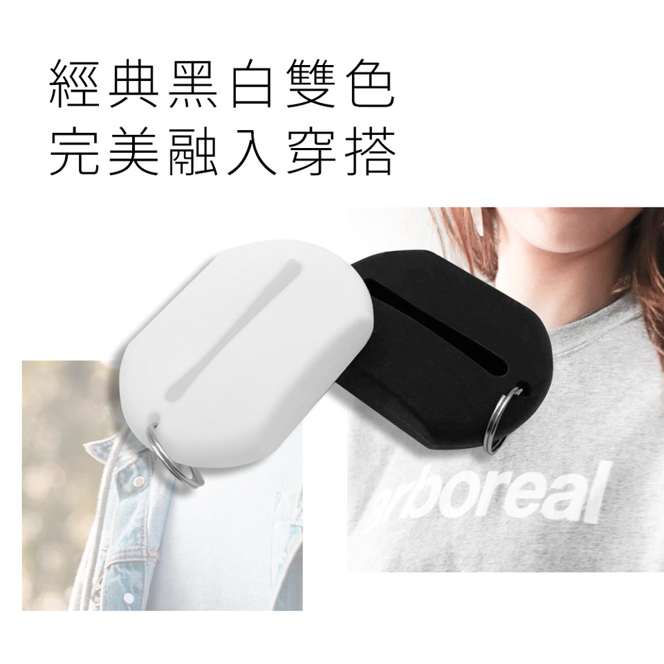 【Timo】AirPods/藍牙耳機 耳塞/耳帽 多功能矽膠收納包(附鑰匙圈環)-細節圖3