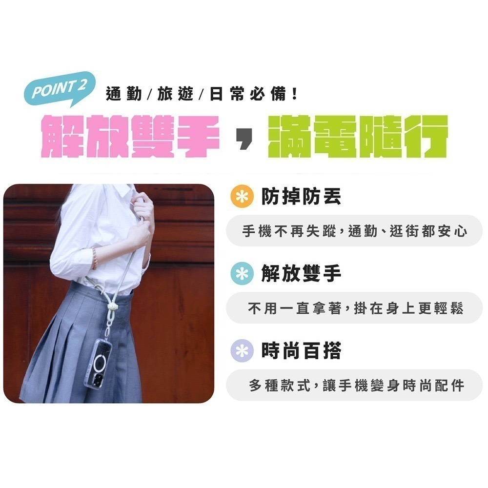 【限時購】Disney迪士尼 C to C 二合一 65W 急速充電手機掛繩組(附造型夾片)-細節圖4