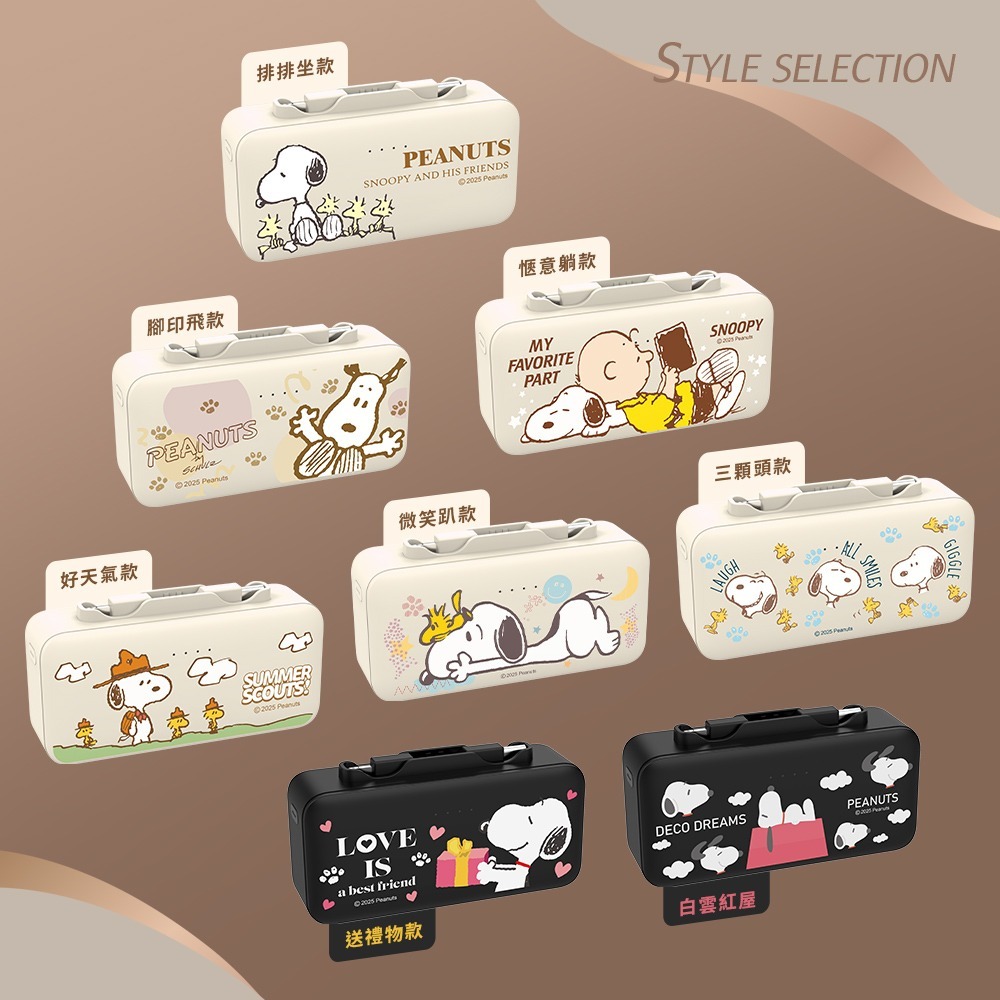 【SNOOPY史努比】Lightning & Type-C 2in1 PD快充 雙頭口袋行動電源 5000mAh-細節圖6