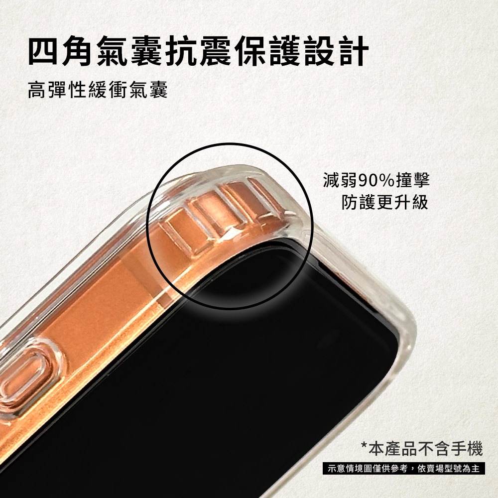 【Timo】iPhone 17 Pro Max/17 Pro/Air/17 系列 MagSafe磁吸防摔透明保護殼-細節圖3