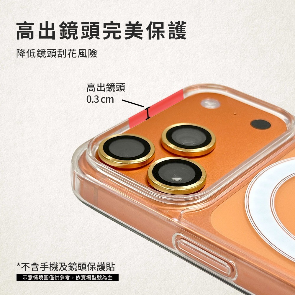 【Timo】iPhone 17 Pro Max/17 Pro/Air/17/17e 系列 MagSafe磁吸透明保護殼-細節圖5