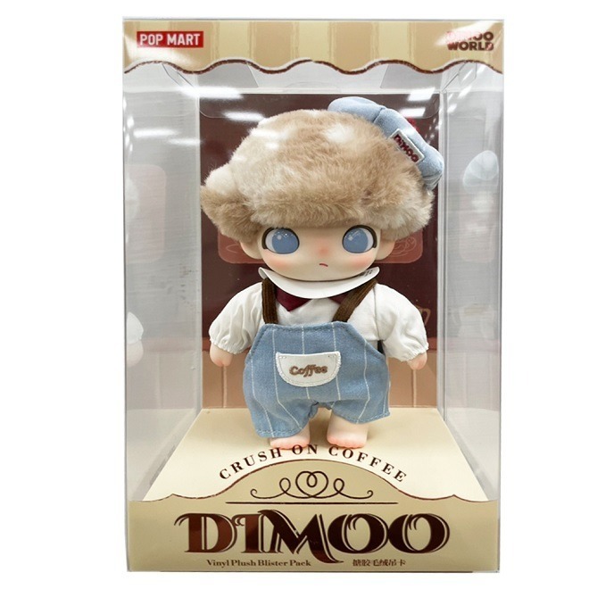 POPMART泡泡瑪特 (單入) DIMOO心動特調系列-搪膠毛絨吊卡 正版現貨-細節圖3