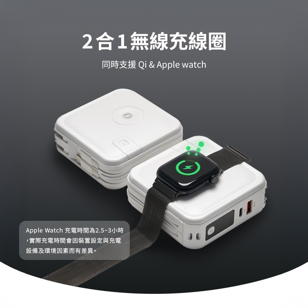 【LaPO】日本松下電芯全功能無線充電行動電源 10050mAh(WT-08S)-細節圖3