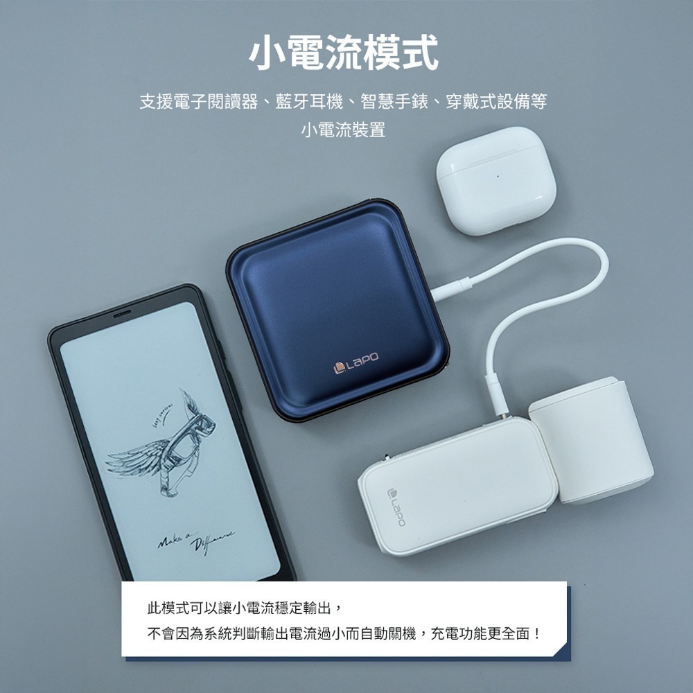 【LaPO】日本松下電芯全功能無線充電行動電源 10050mAh(WT-08S)-細節圖6