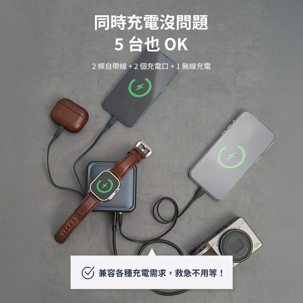 【LaPO】日本松下電芯全功能無線充電行動電源 10050mAh(WT-08S)-細節圖9