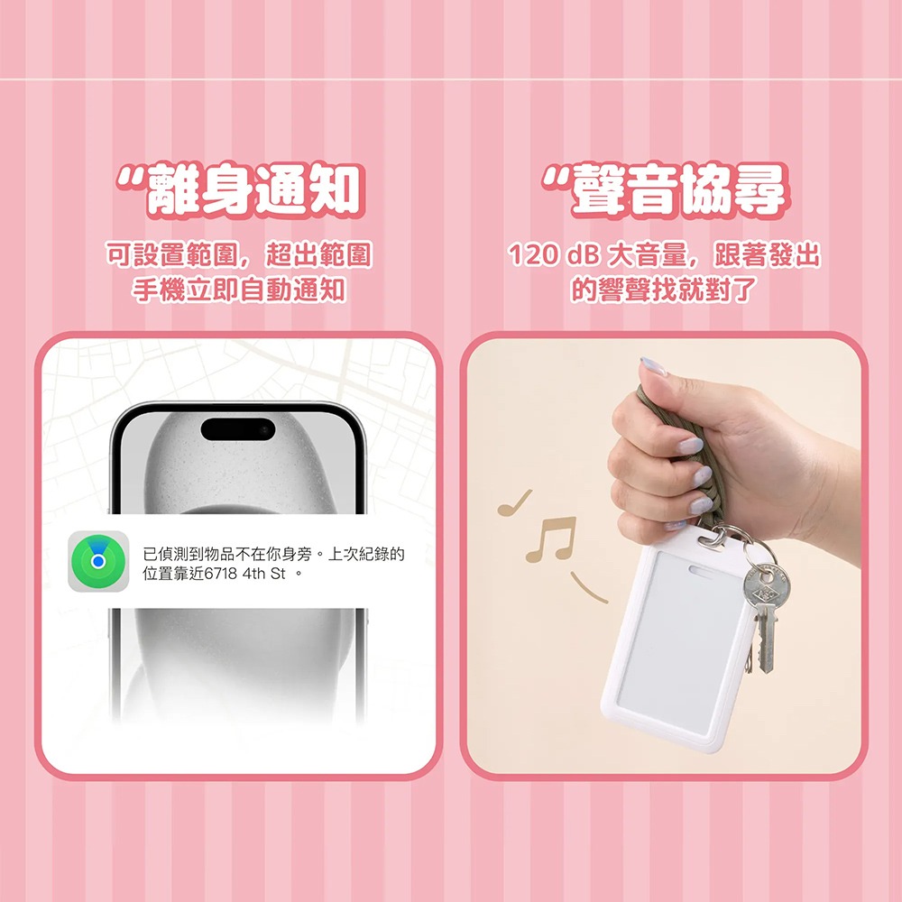 【Maktar】Tag 卡好找 CHiiKAWA 吉伊卡哇 即時定位防丟器(贈CHiiKAWA卡套)-細節圖9