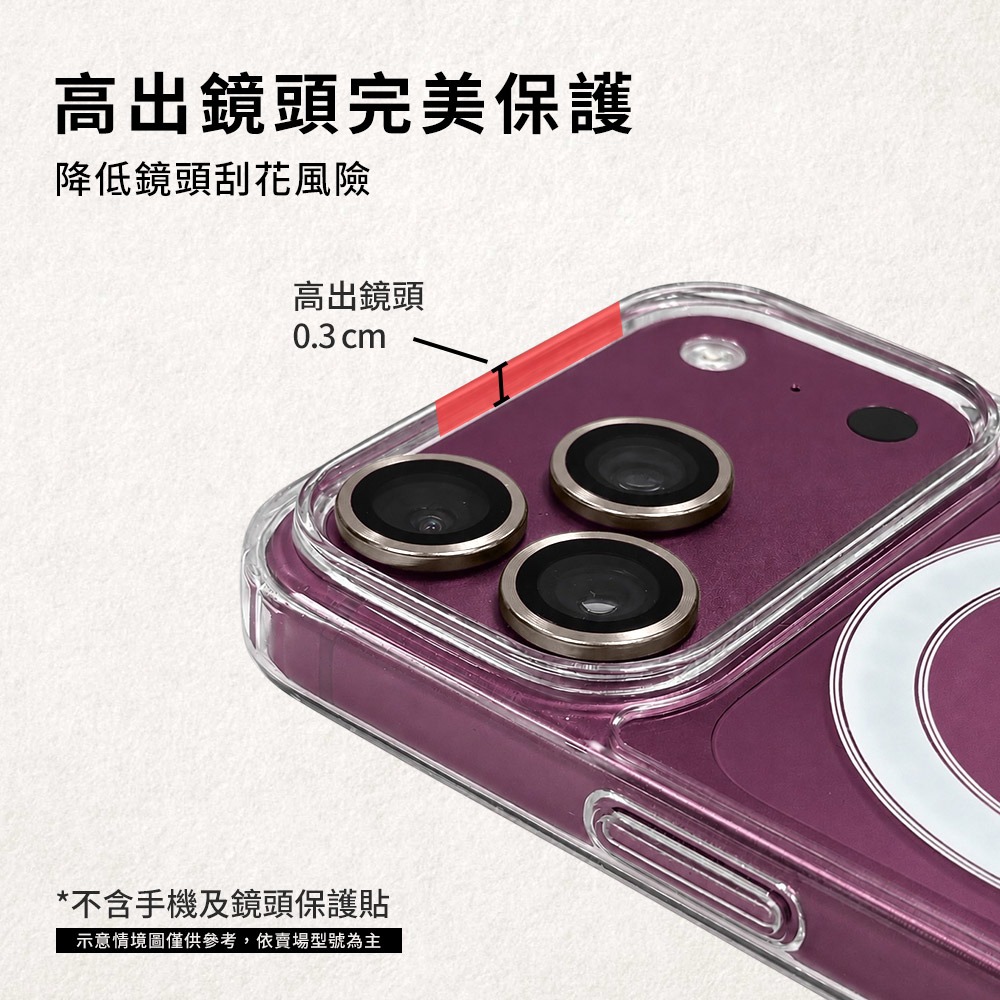 【Timo】iPhone Duo 摺疊機 MagSafe磁吸透明手機保護殼-細節圖5