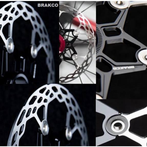 【單車元素】Brakco 公路車碟盤 FRC-20SA 輕量化 中鎖式 / BPH 石墨烯蜂巢散熱 來令片-細節圖5