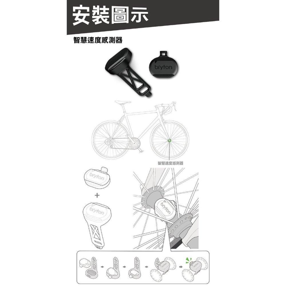 【單車元素】BRYTON 無磁 踏頻 踏頻感測器/速度感測器 盒裝 公司貨-細節圖8