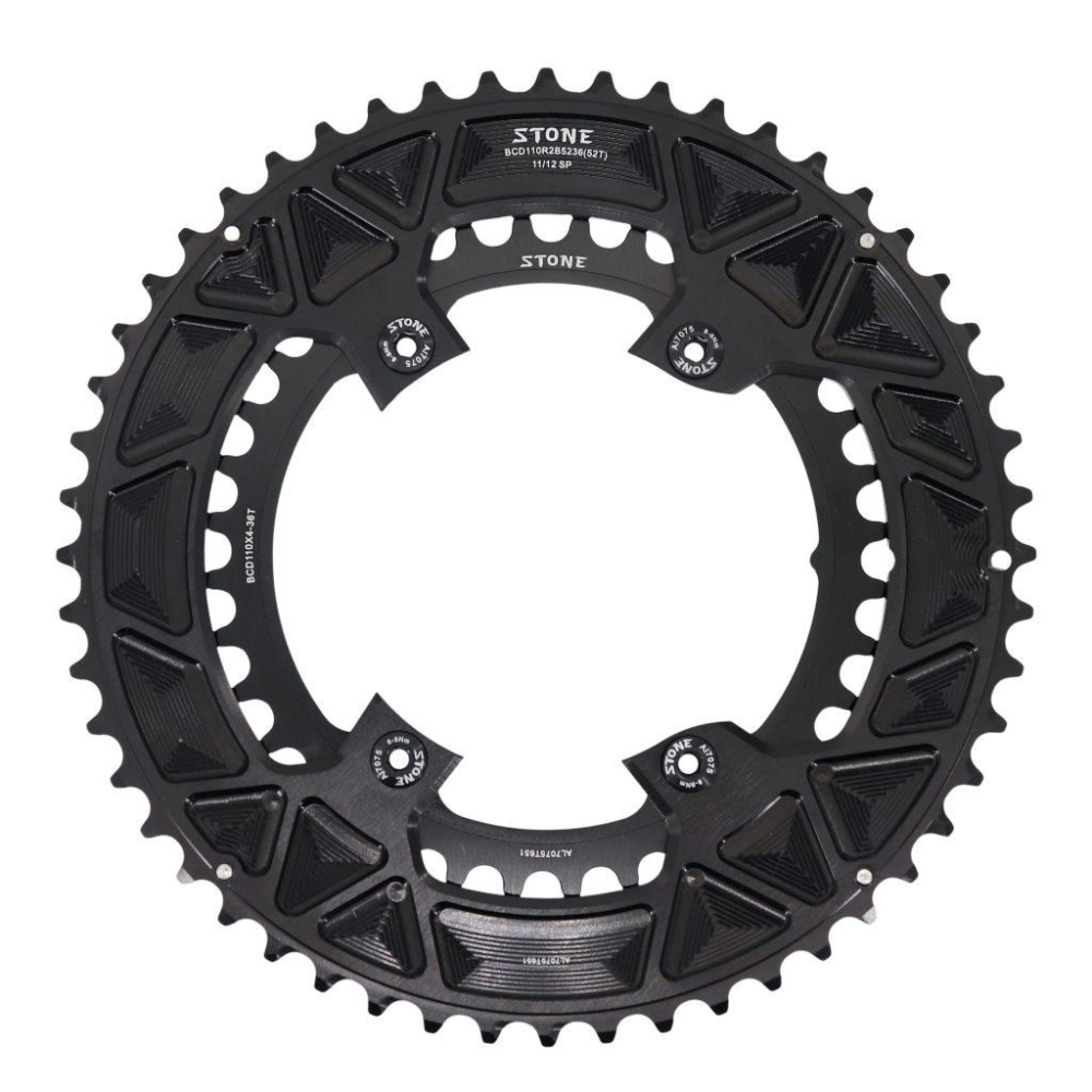 【單車元素】Stone 110bcd 大盤齒片 50/34 48/33 46/32T 支援 9-12 不支援 Sram-細節圖2