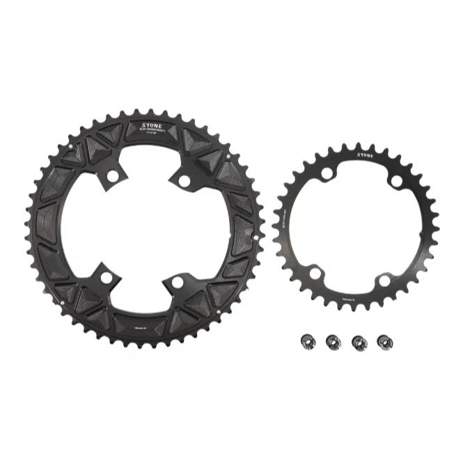 【單車元素】Stone 110bcd 大盤齒片 50/34 48/33 46/32T 支援 9-12 不支援 Sram-細節圖3
