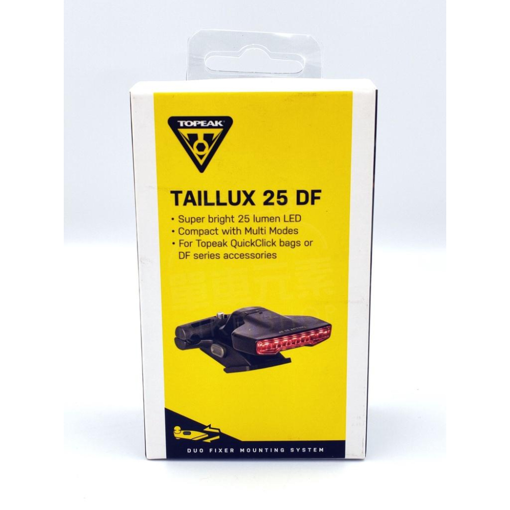 【單車元素】TOPEAK TAILLUX 25 DF 整合式尾燈 坐墊 後燈 25流明-細節圖5