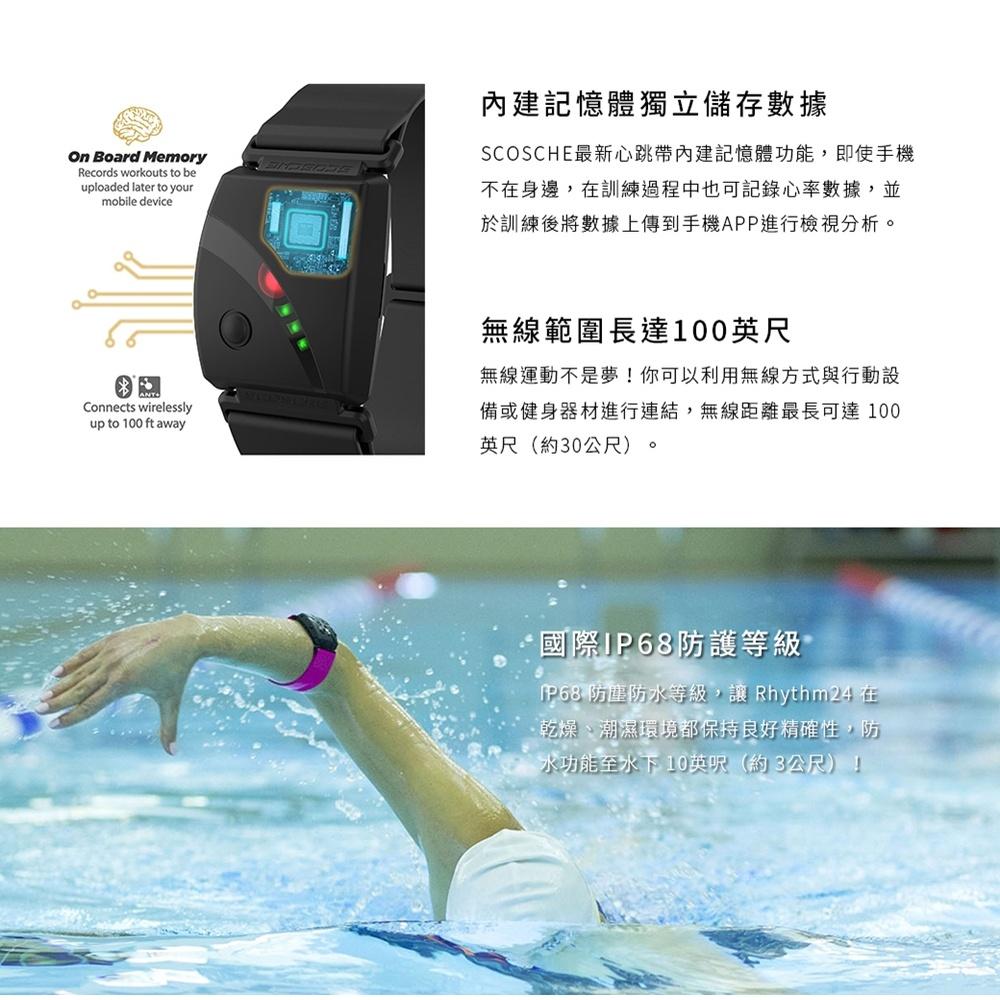 【單車元素】Scosche Rhythm24 心跳帶 手臂式心跳帶 腕式心跳帶-細節圖3