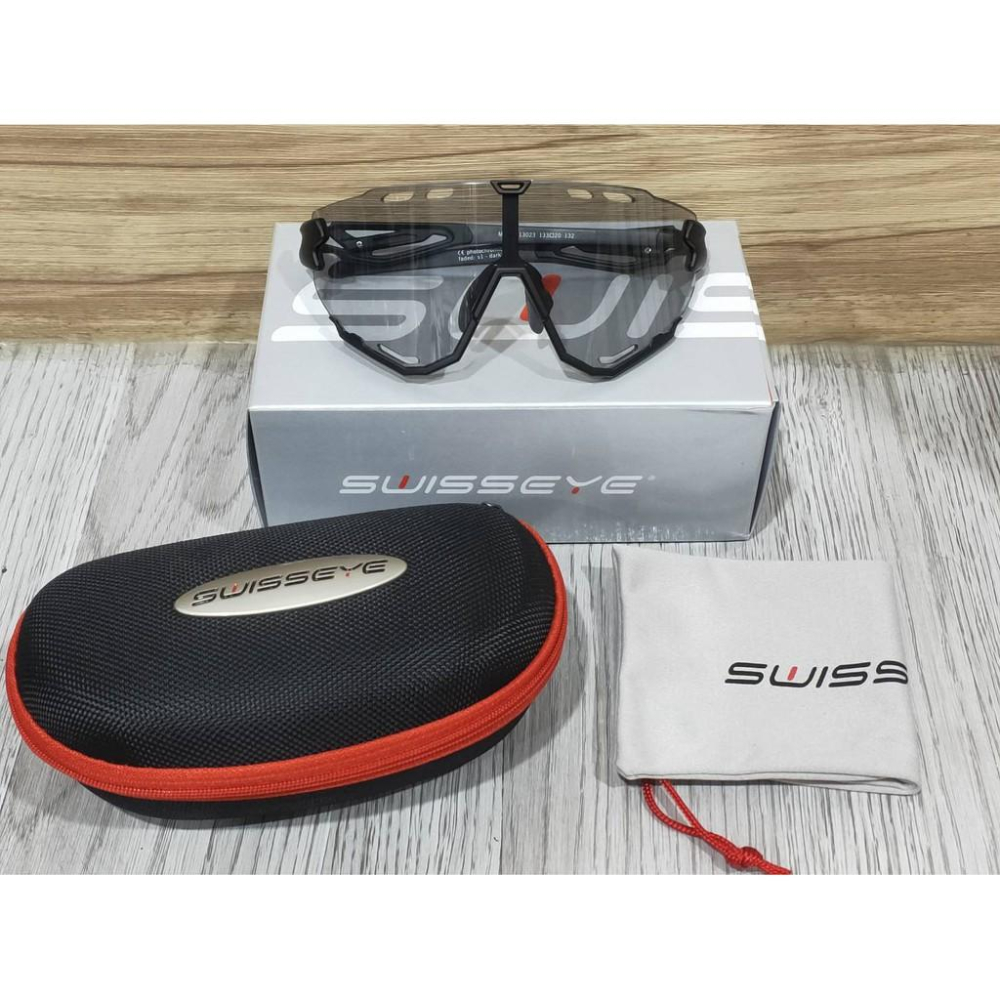 【單車元素】德國 SWISSEYE Mantra 透明 變色鏡片 廣角大鏡面 防風眼鏡 太陽眼鏡 自行車眼鏡-細節圖5